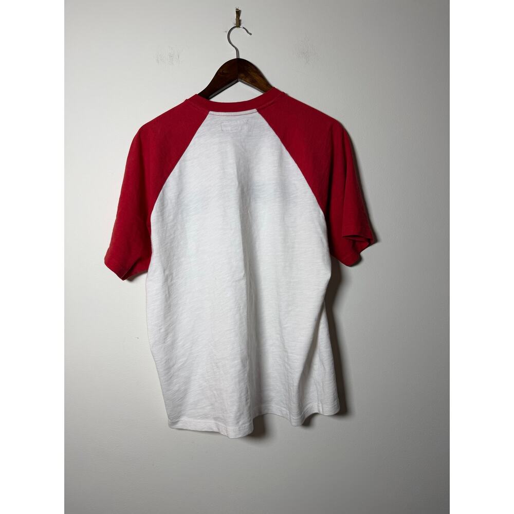 Supreme Rhinestone Raglan Short-Sleeve Top 'White' - Picture 3 of 5